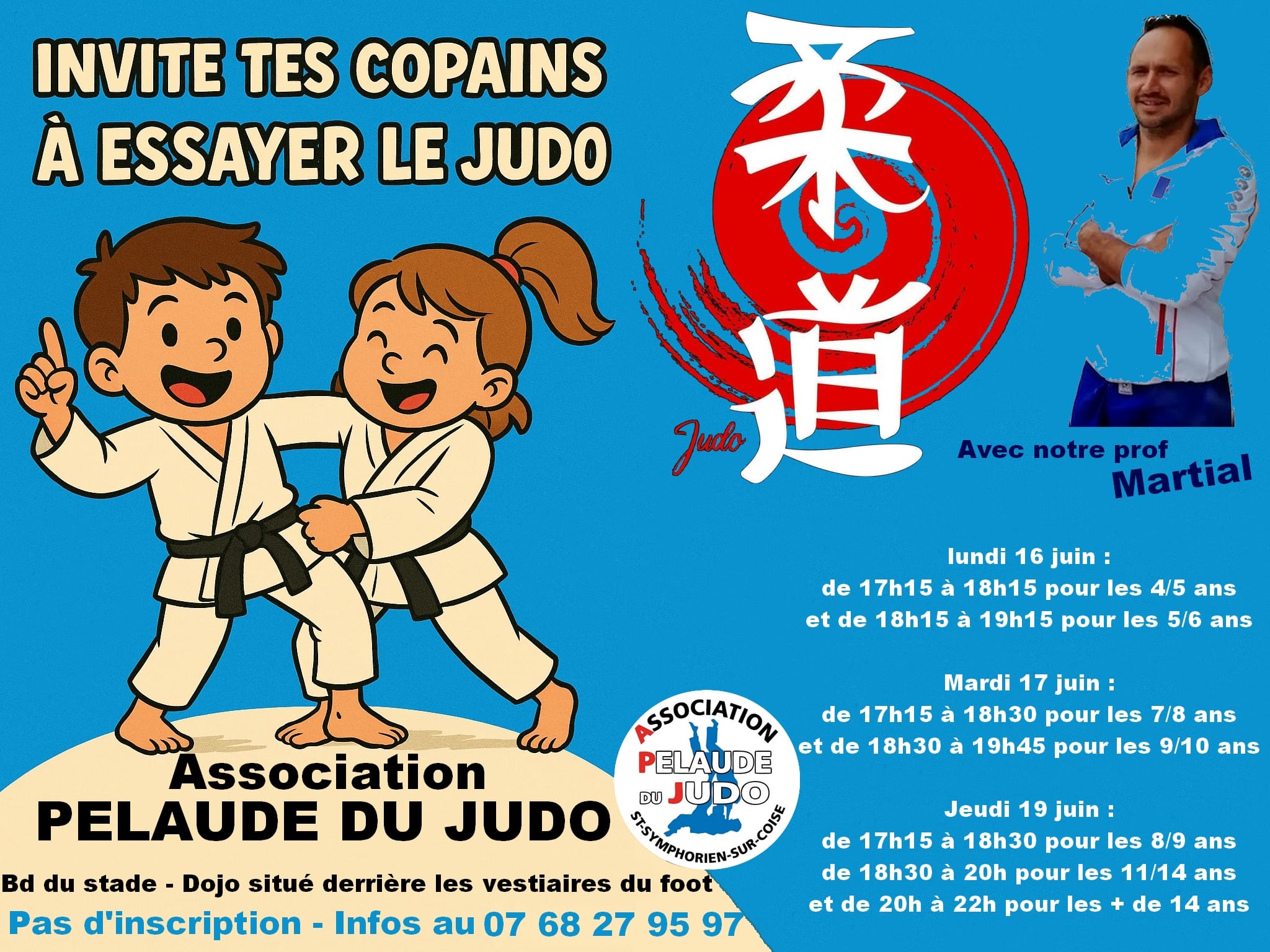 Cours d’essai de judo et bodyforme